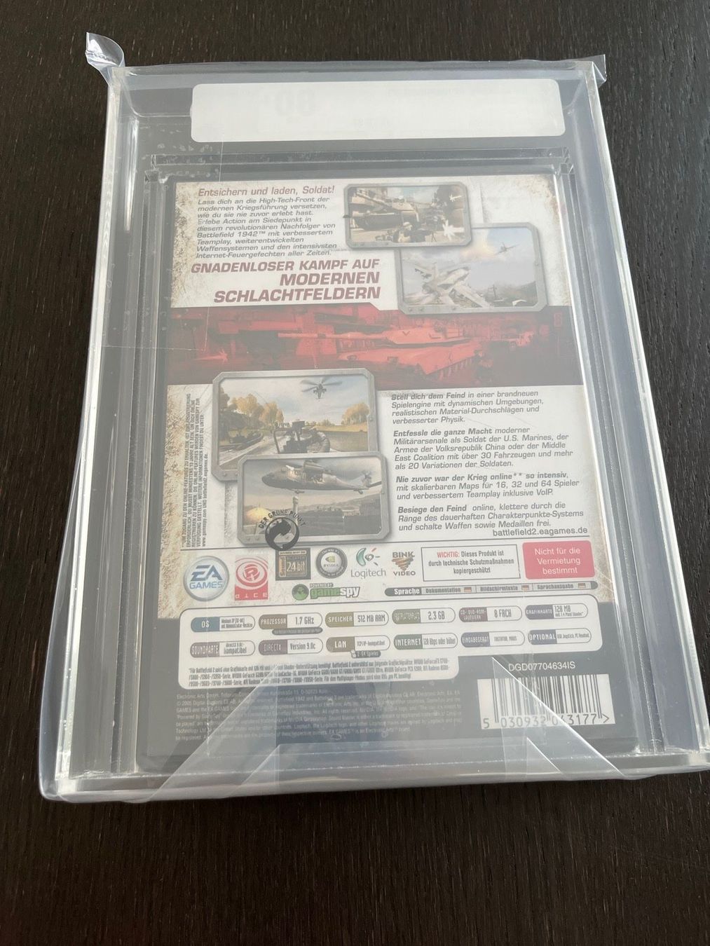 Microsoft Giochi: Battlefield 2 PC VGA 80+ Pal Deutsch – Nuovo e nell'imballaggio originale da Dornach venduto da presidium 1