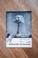 Armee Reglement 1957/1959 Anleitung über die Atomwaffe