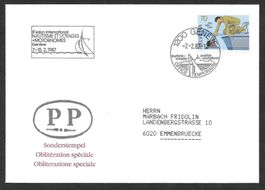 Sonderbrief S. 1283 8. Nautischer Salon Genf 7.-15.2.1987