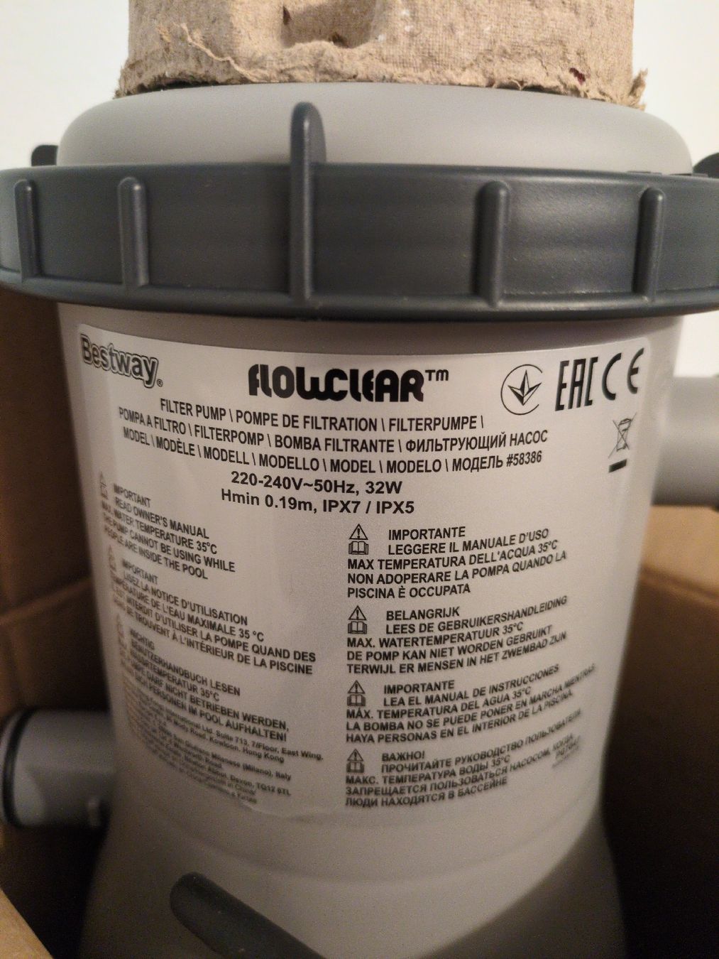 Bestway Schwimmbad-Zubehör: Flowclear Poolpumpe – Neu und originalverpackt aus Dagmersellen von BossertD 2