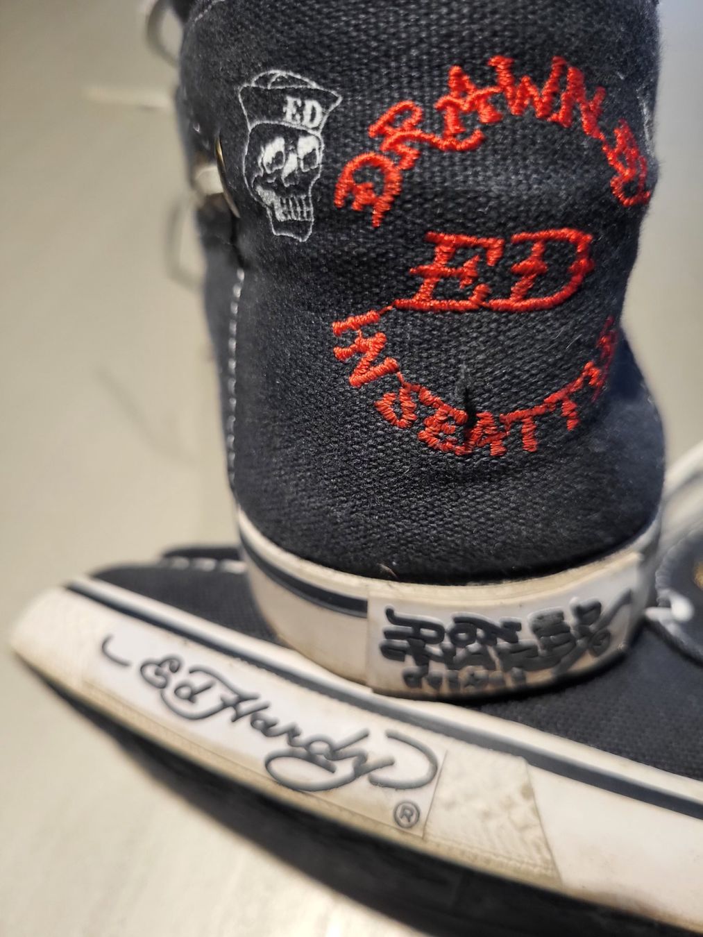 Ed Hardy Herrenschuhe: Ed Hardy Herren High-Top Sneaker – Gebraucht aus Rümlang von Orly-No.1 6