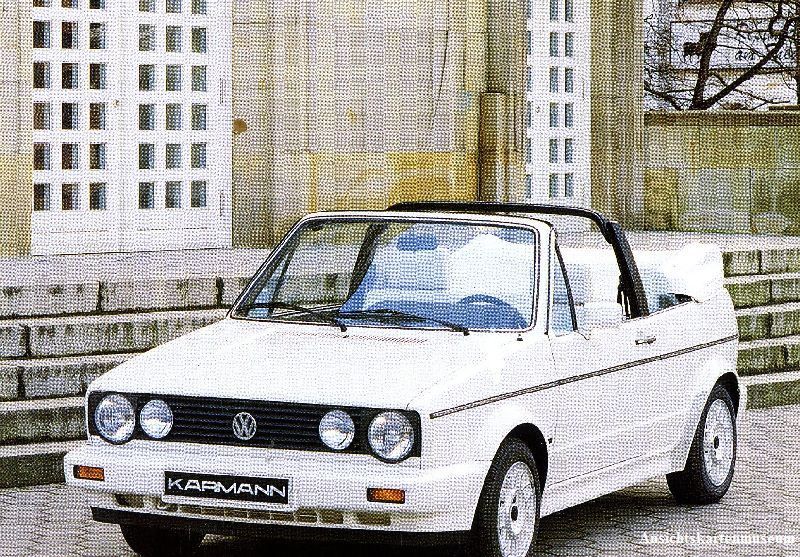 Cartoline postali: Auto VW Golf Cabriolet - Karmann + 1996 – Usato da Emmenbrücke venduto da teestube