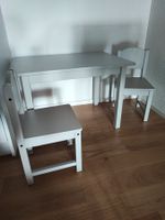 2x SUNDVIK Kinderstuhl, 1 x SUNDVIK Kindertisch, grau