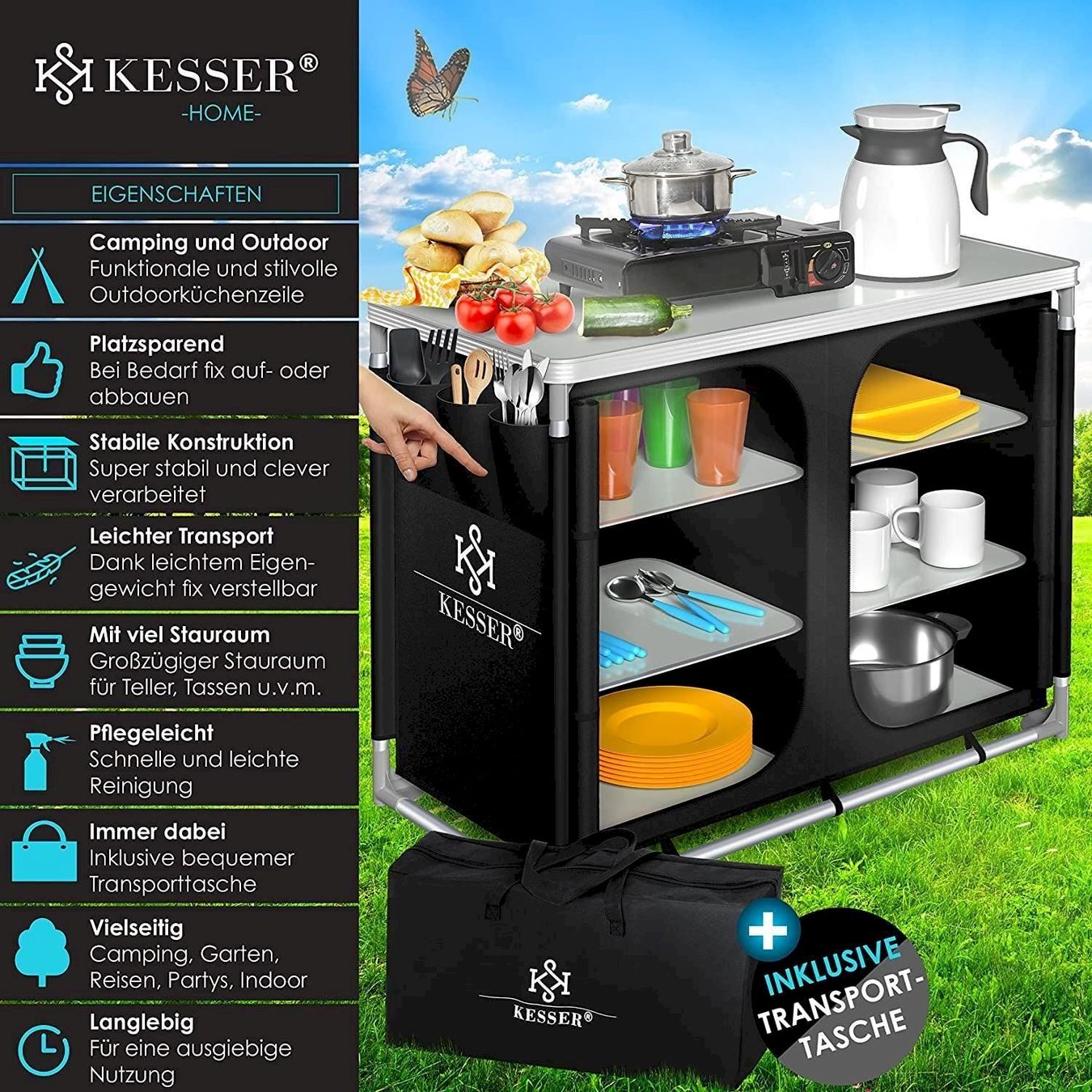 Komplettküchen: KESSER® Campingküche F6 – Neu und originalverpackt aus Bottighofen von zaap 1