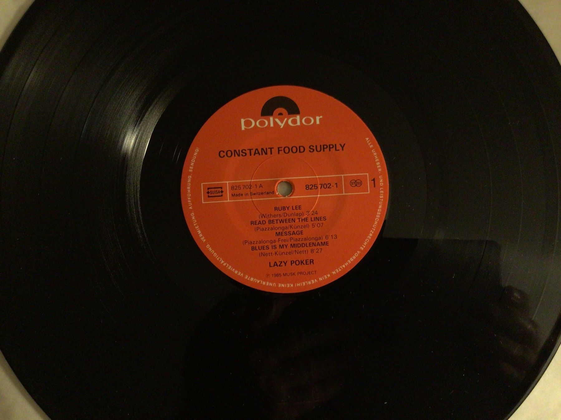 Schallplatten: LAZY POKER, Constant Fold Supply No.6, Lp, 1985 – Gebraucht aus Steinach von Quarkie 2