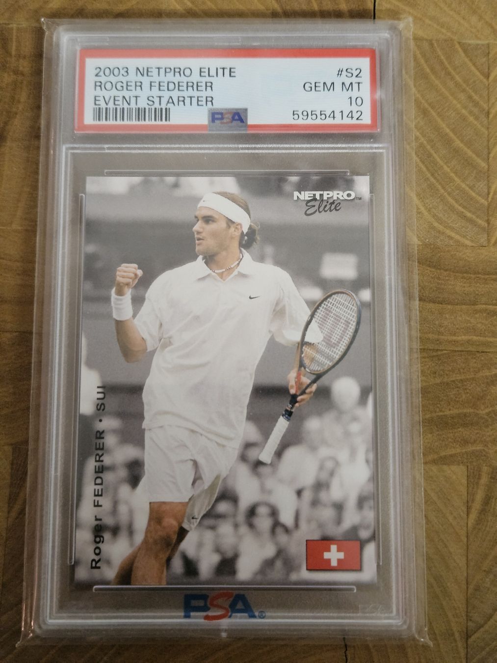 Carte collezionabili: Roger Federer 2003 Netpro Elite PSA 10 Event Starter #S2  – Nuovo (secondo la descrizione) da Oberdorf BL venduto da BaldenEagle