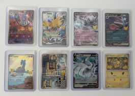 8 Pokemon Karten Set Celebrations diverse Modelle neuwertig