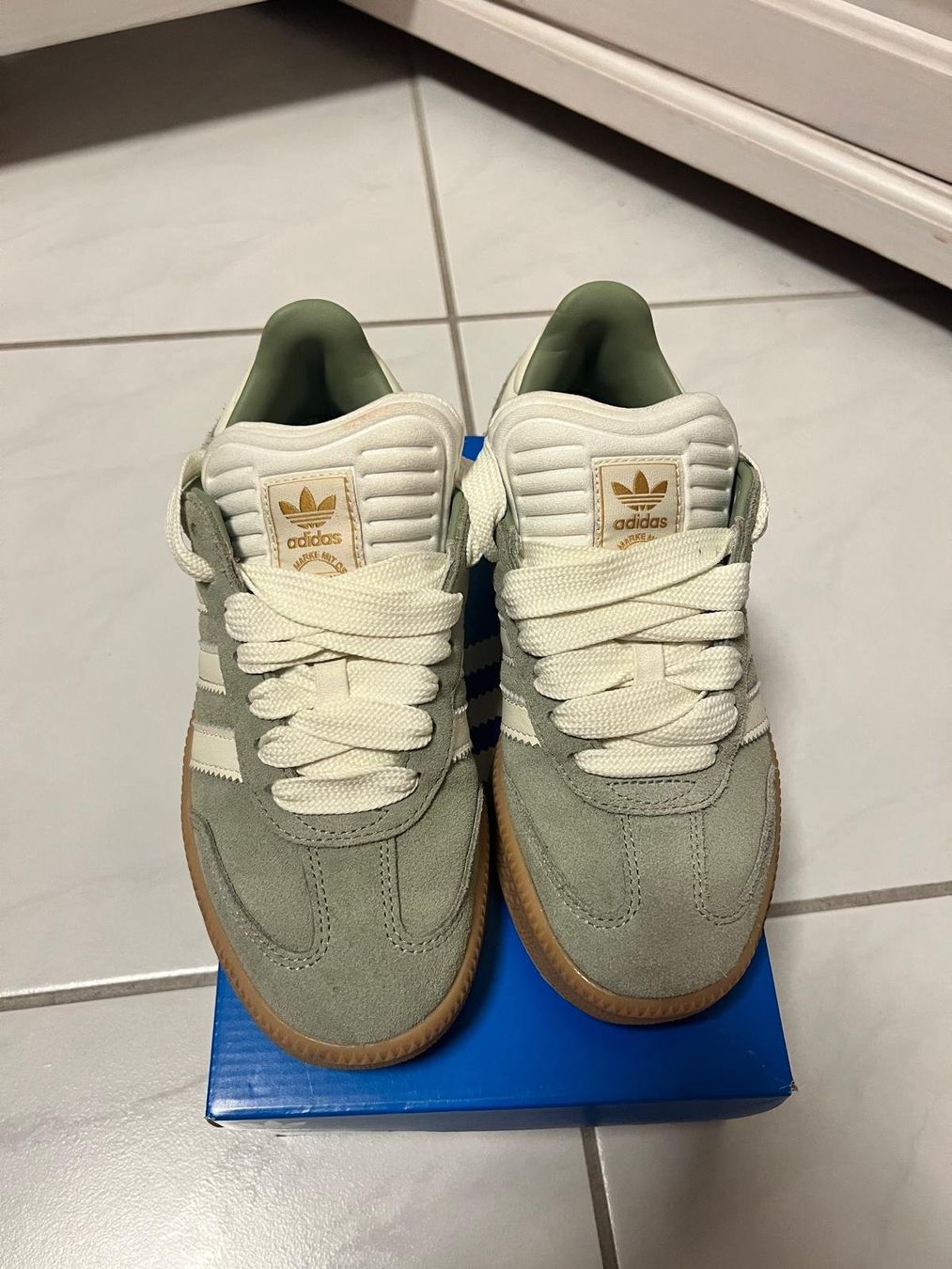 Adidas Herrenschuhe: Adidas Sambas grün – Neu (gemäss Beschreibung) aus Muhen von lau_7wcq 5