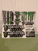 Aufkleber Stickerbogen Monster Energy