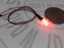 LED rot 1.8mm 2/12V verkabelt