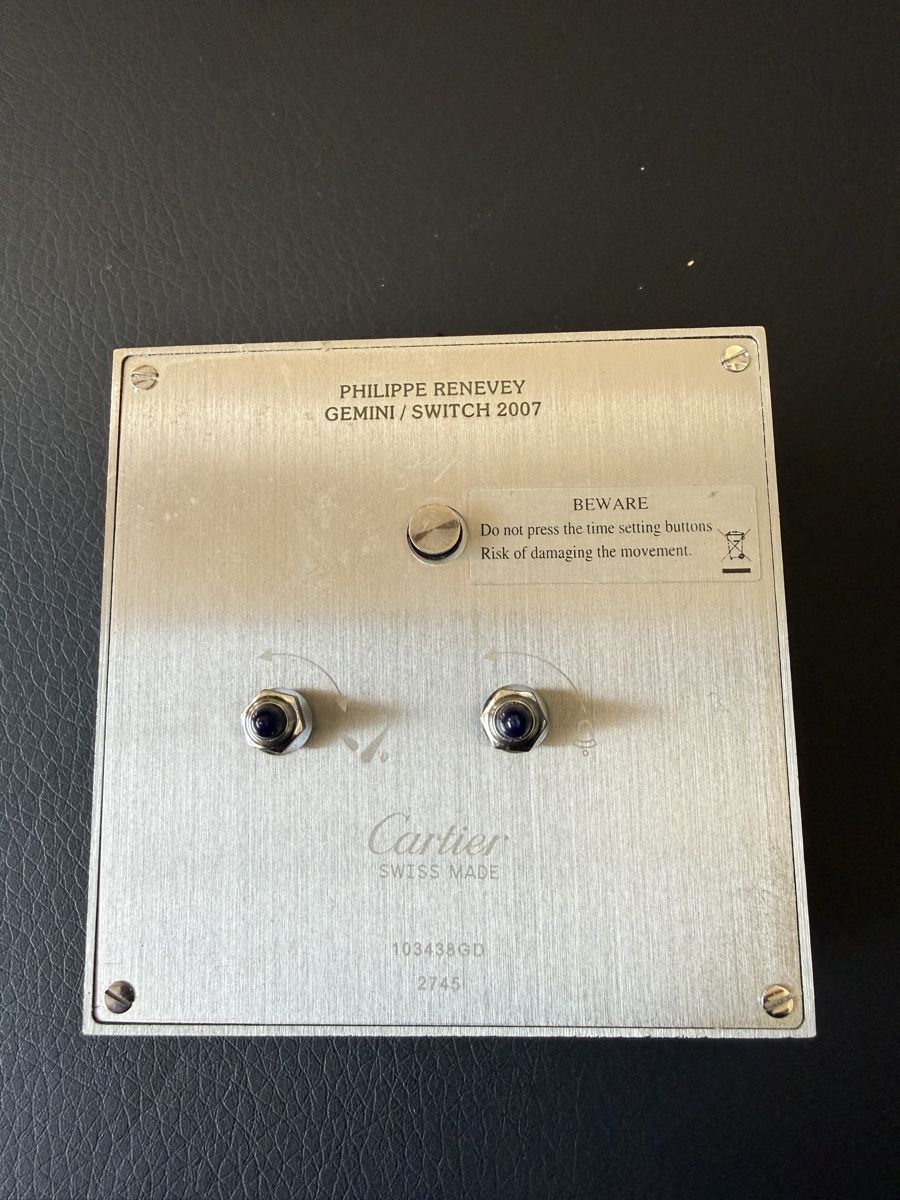 Cartier Orologi da terra & Orologi da parete: Rare Horloge Cartier Gemini Switch 2007 – Difettoso da Ardon venduto da Momovs99 2