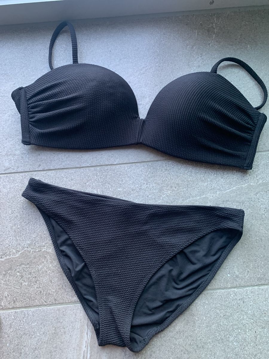 H&M Maillots de bain & Bikinis: Bikini H&M schwarz Grösse 75D /40 – Neuf (Voir description) à Bühler par Princess2016