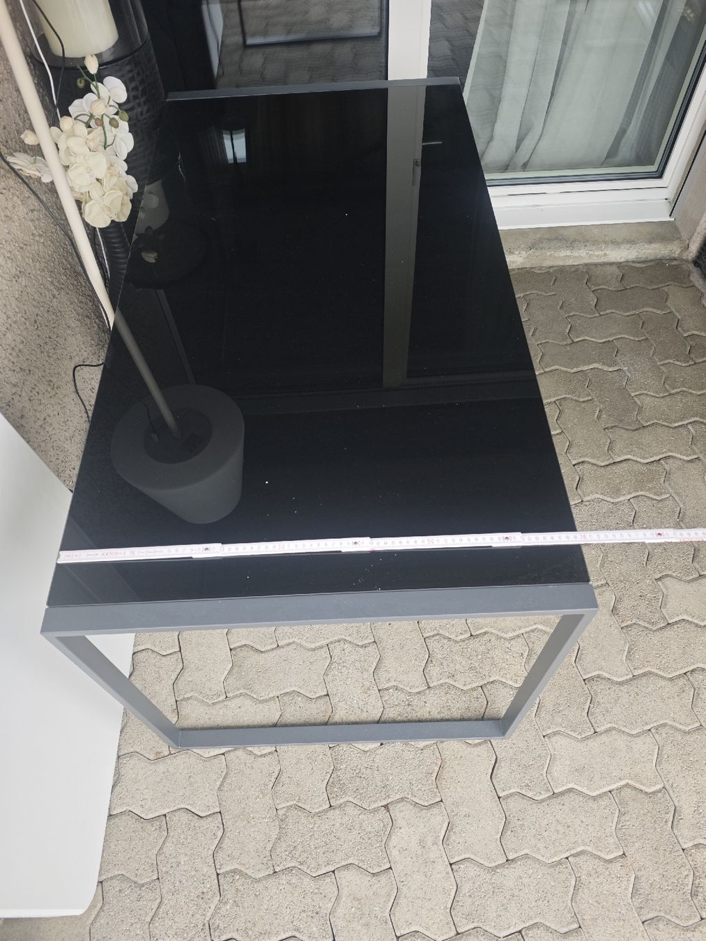 Tavoli: Moderner Glastisch / Esstisch schwarz 130x70 cm – Nuovo (secondo la descrizione) da Winkel venduto da benfica28 1