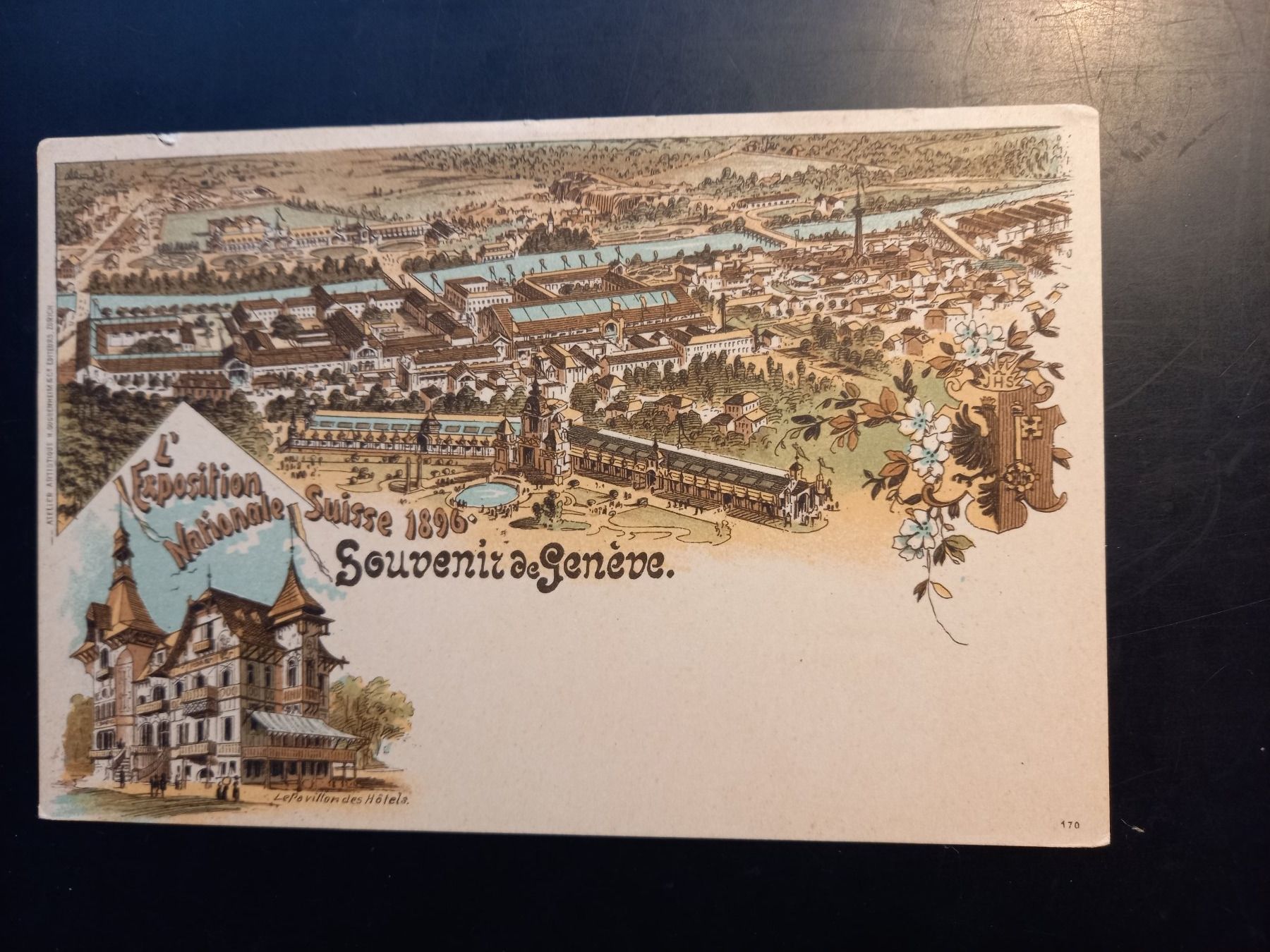 Grafica & Litografie: Litho Genf 1896 – Usato da Herzogenbuchsee venduto da Herkules9