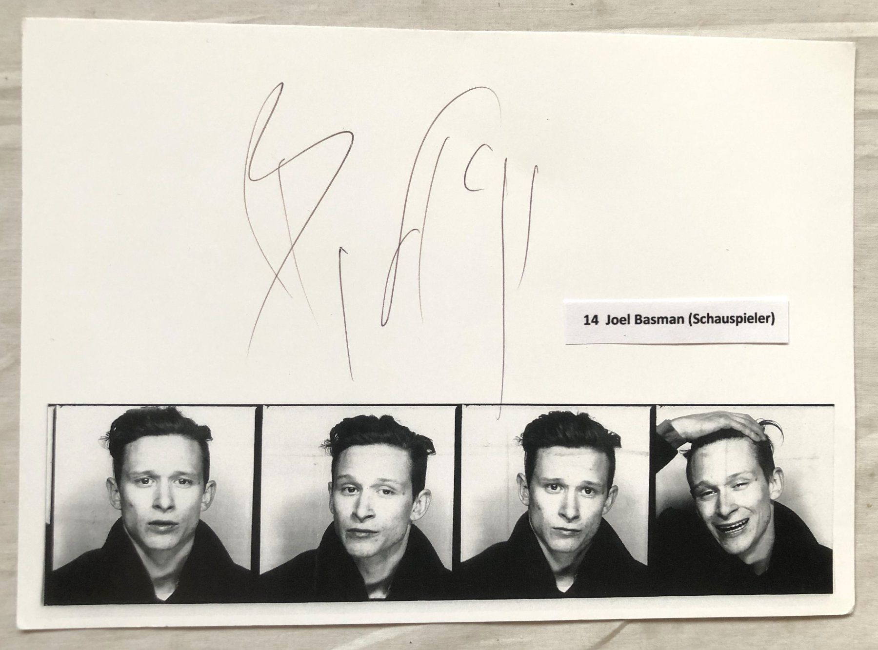 Autografi: Orig. Autogramm - JOEL BASMAN – Usato da Schaffhausen venduto da durruti
