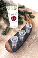 Eishockey Stock mit 3 Shot Gläser