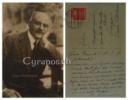 Hermann Sudermann (1858-1928) Schriftsteller - Autogramm