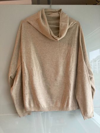 Anteilig Angora Wolle Pullover Louise Orop Gr. S/M beige