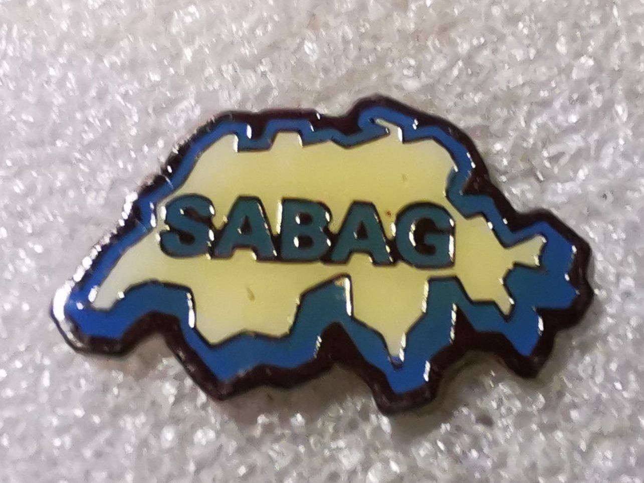 Placchette & Badge: Ansteckpin 55: Sabag – Usato da Oppligen venduto da Pin-Fall-Shop