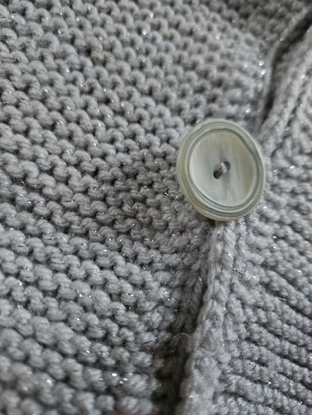 Giacche & Cappotti: Wunderschöne Jacke, handgestrickt, ca. 116/122, mit Glitzer! – Usato da Rifferswil venduto da fle_5nqr 2
