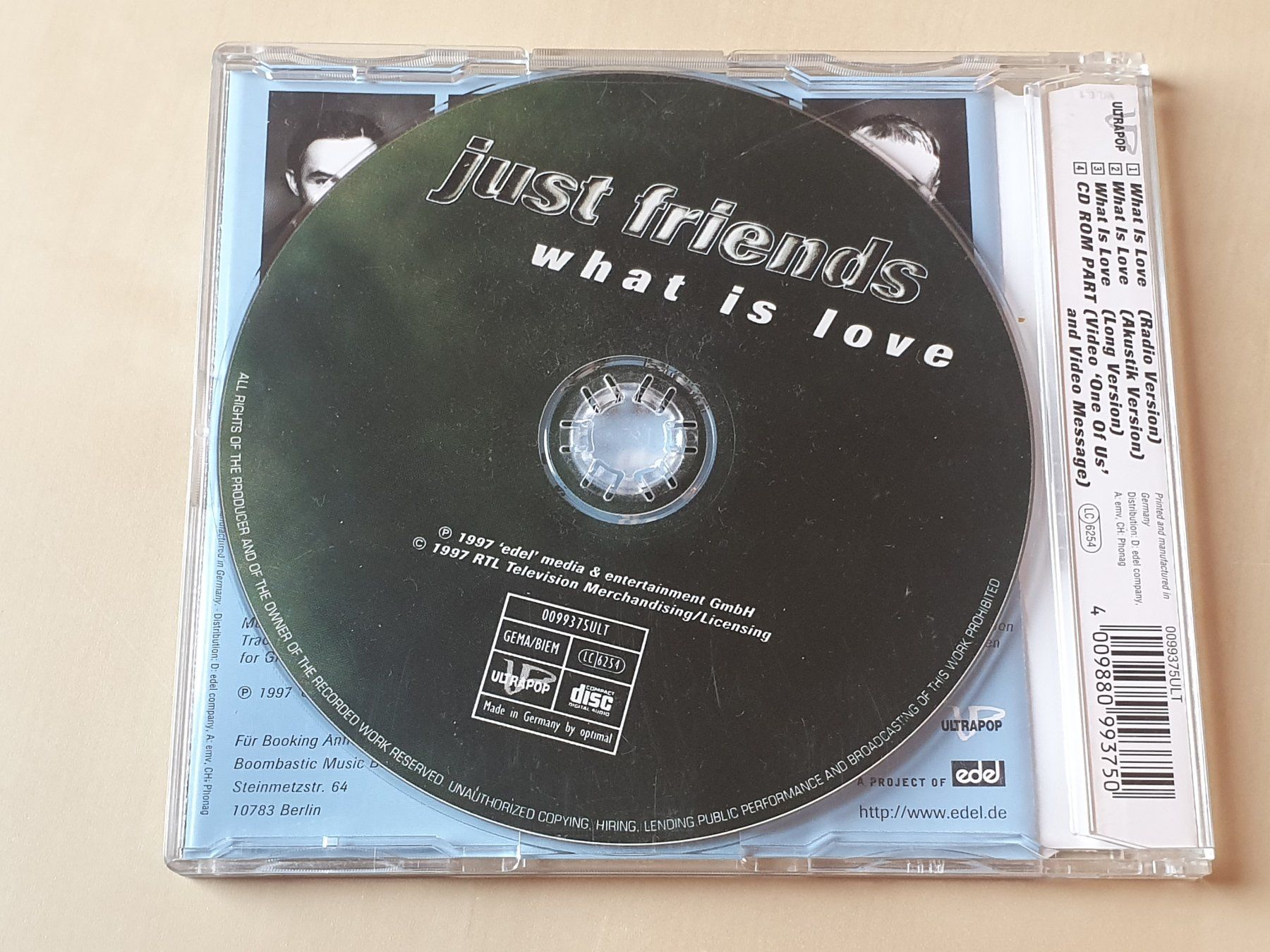 CDs: Just Friends what is love – D'occasion à Stansstad par collectorsshop 1