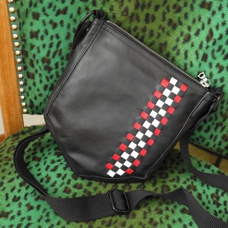 Motorradtasche, Umhängetasche mit Reissverschluss Herren