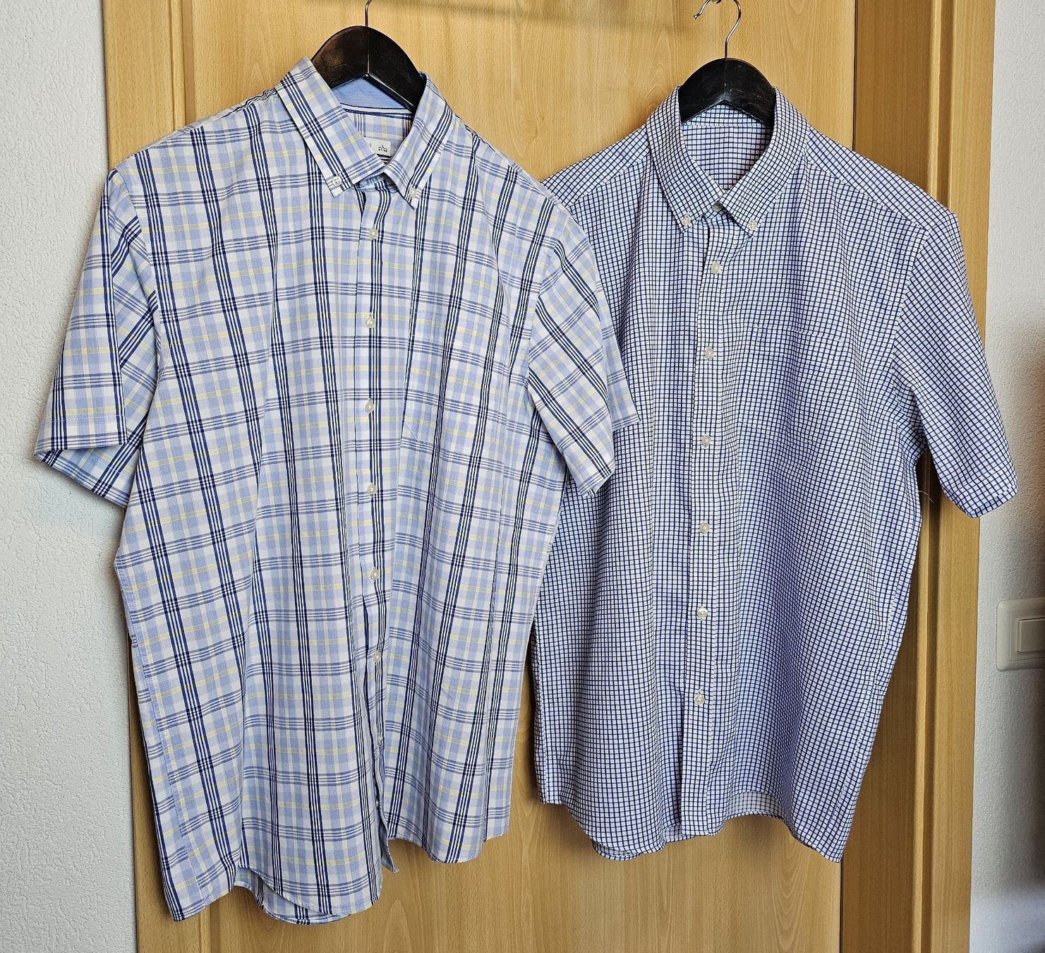 C&A Hemden: 2 Kurzarm-Hemden Regular Fit Gr. 41-42 / L – Gebraucht aus Einigen von Pretorius66