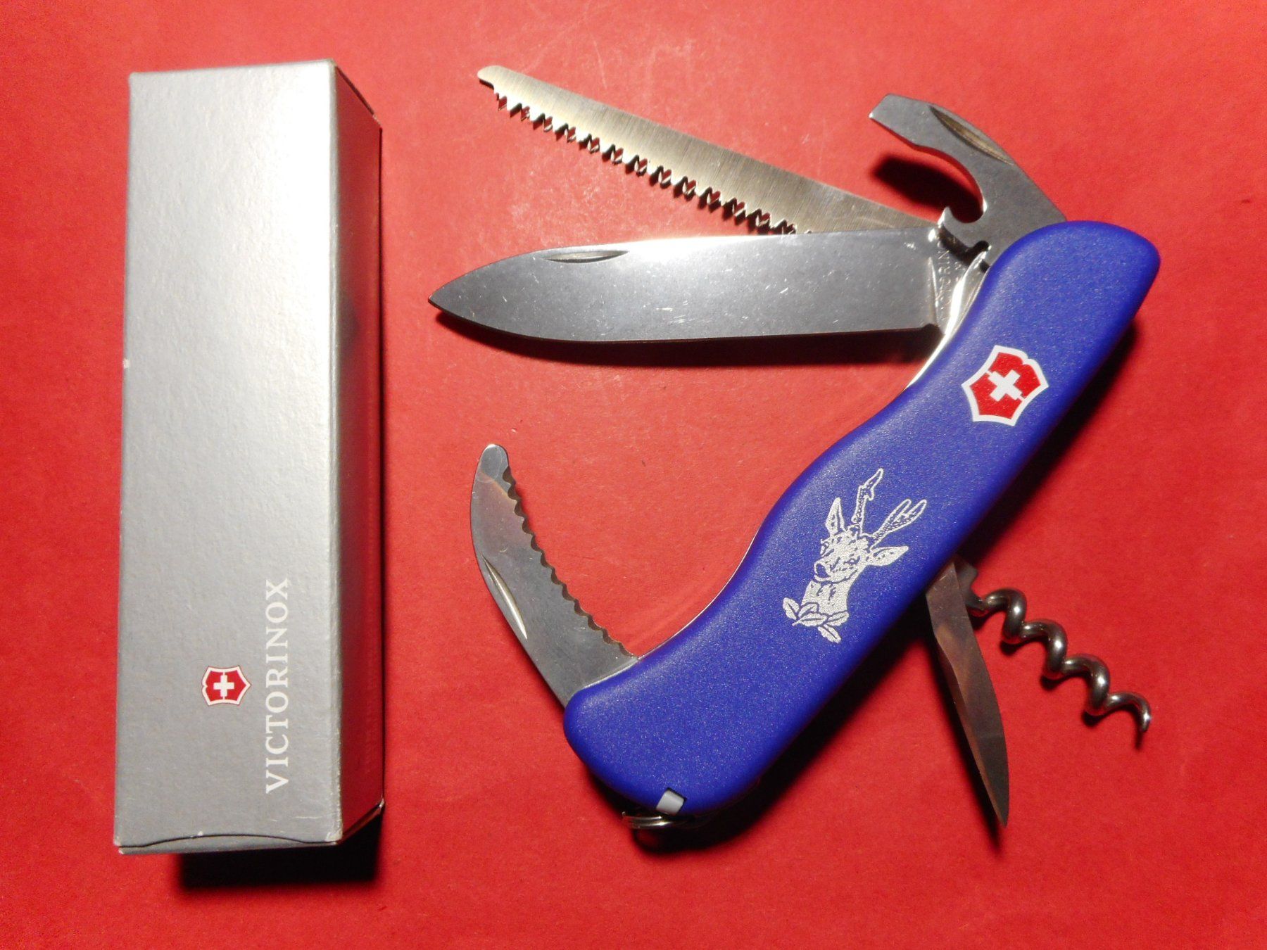 Victorinox Coltelli tascabile: Victorinox  Hunter  4er Set – Nuovo e nell'imballaggio originale da Rotkreuz venduto da Hubbil 6