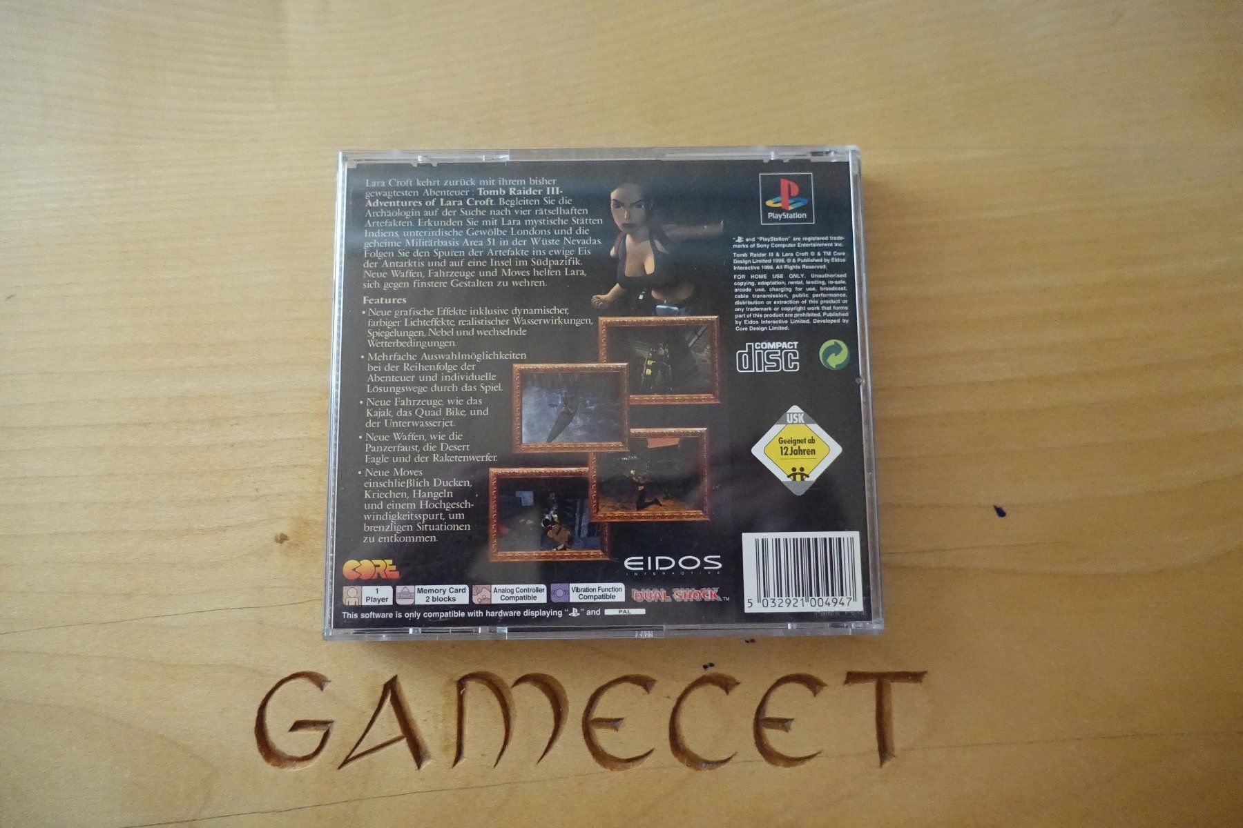 Sony Giochi: Tomb Raider III – Usato da Steinach venduto da Gamecet 2