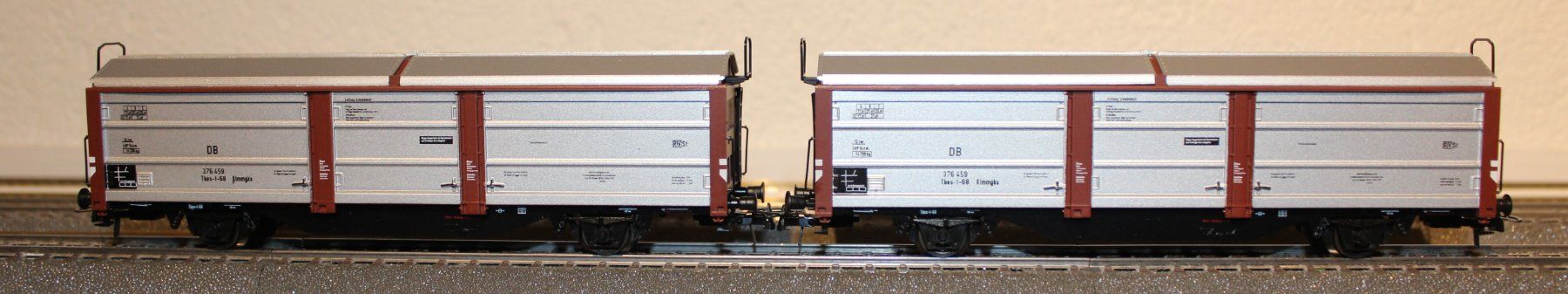 Roco Modellini di ferrovie: 2 Schiebedachwagen DB Tbes-t – Nuovo (secondo la descrizione) da Baden venduto da bahnkorn