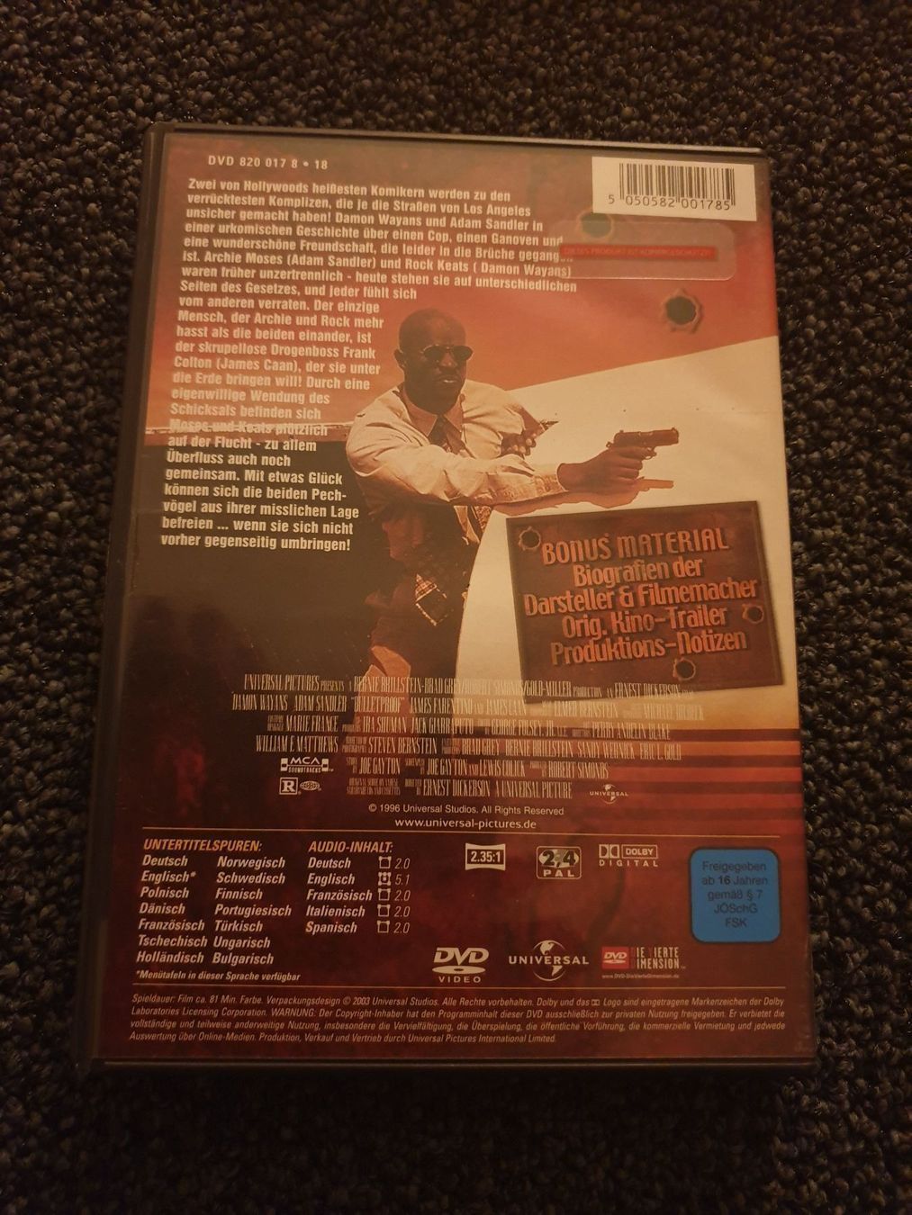 Tous les DVDs: BULLETPROOF (3462) – D'occasion à Ruswil par Ruck.Zuck. 1