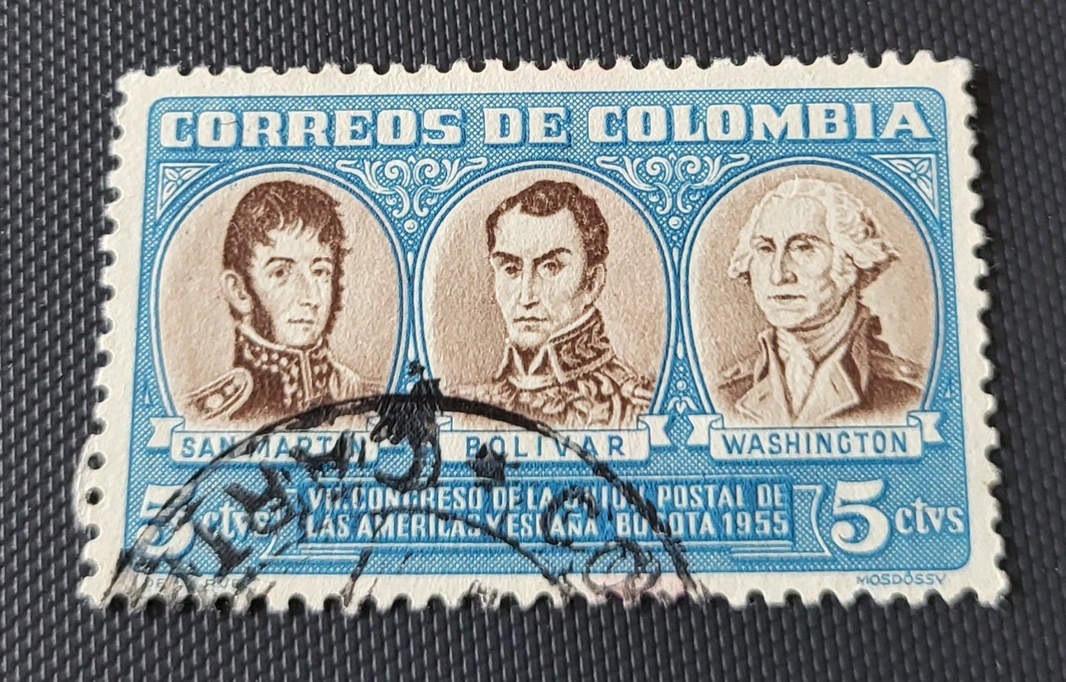 Tutti i francobolli: Kolumbien 1955 alte briefmarke – Usato da St Gallen venduto da Stampsalshobby