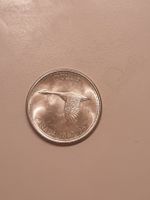 Kanadische 1-Dollar-Silbermünze aus dem Jahr 1967