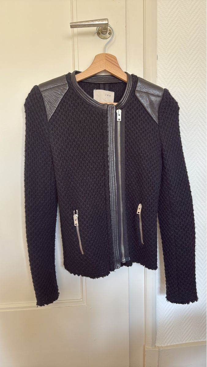 Iro Jacken: Veste IRO laine et cuir – Neu (gemäss Beschreibung) aus Genève von cece22