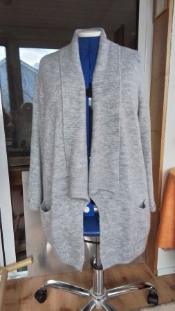 C&A Damen Strickjacke L grau guter Zustand Herbst Winter