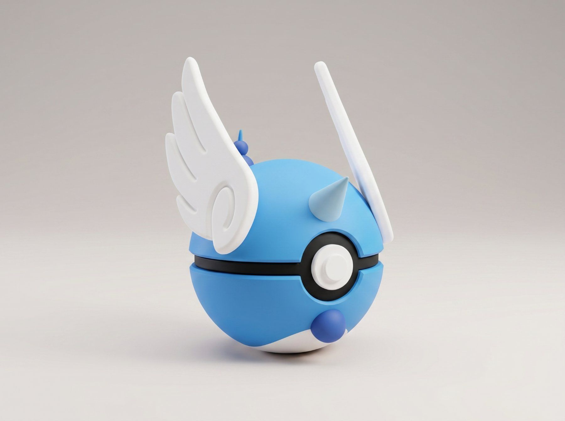 Statuette: Pokeball Dragonair - 3D Printed – Usato da Ligornetto venduto da Nero_Forma_3D