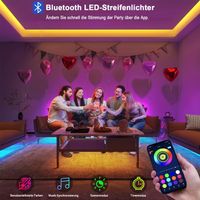RGB LED Strip 30m mit App & Fernbedienung