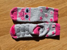 Stoppersocken / ABS-Socken mit Eulenmotiv Gr. 27 - 30