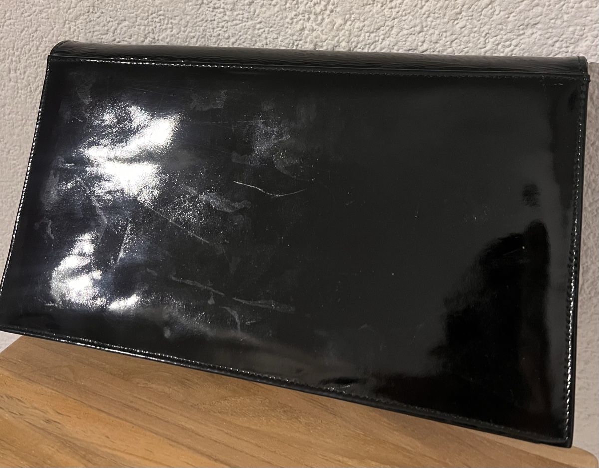 Taschen für Damen: Pochette noire brillante, vintage – Gebraucht aus St-Pierre-Clages von ste_xk6p 6