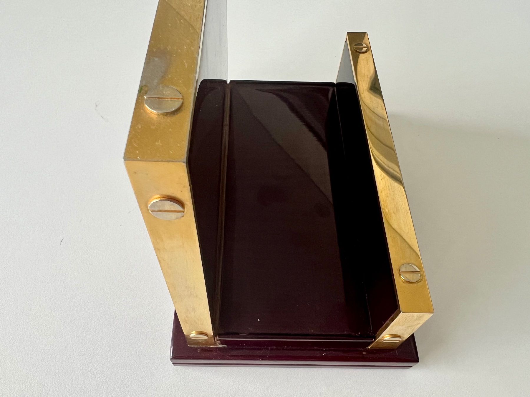 Ulysse Nardin Orologi: ULYSSE NARDIN original precious wood & brass document holder – Usato da Mont-sur-Lausanne venduto da vmi_ym5l 3