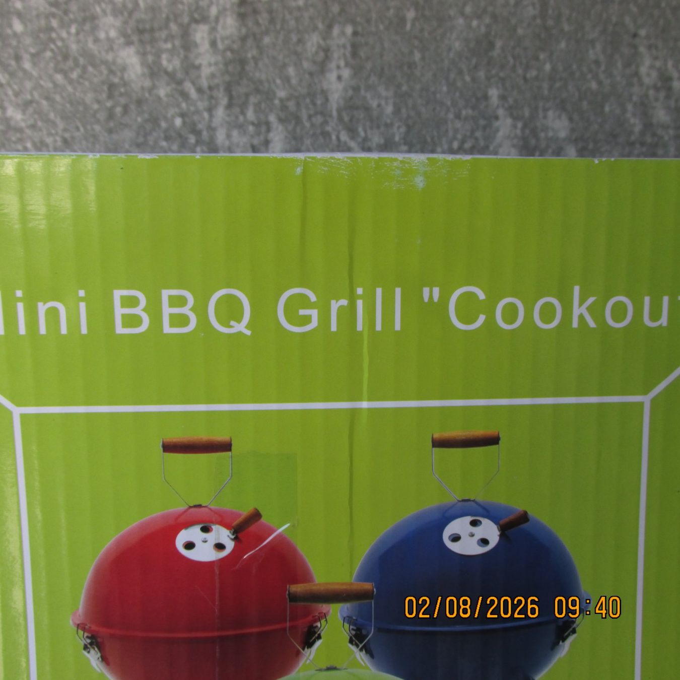 Grills: Mini BBQ Grill Cookout neu OVP – Neu und originalverpackt aus Galgenen von Forflowers 3