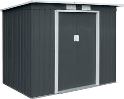 HATTORO P100 Metall Gerätehaus Anthrazit