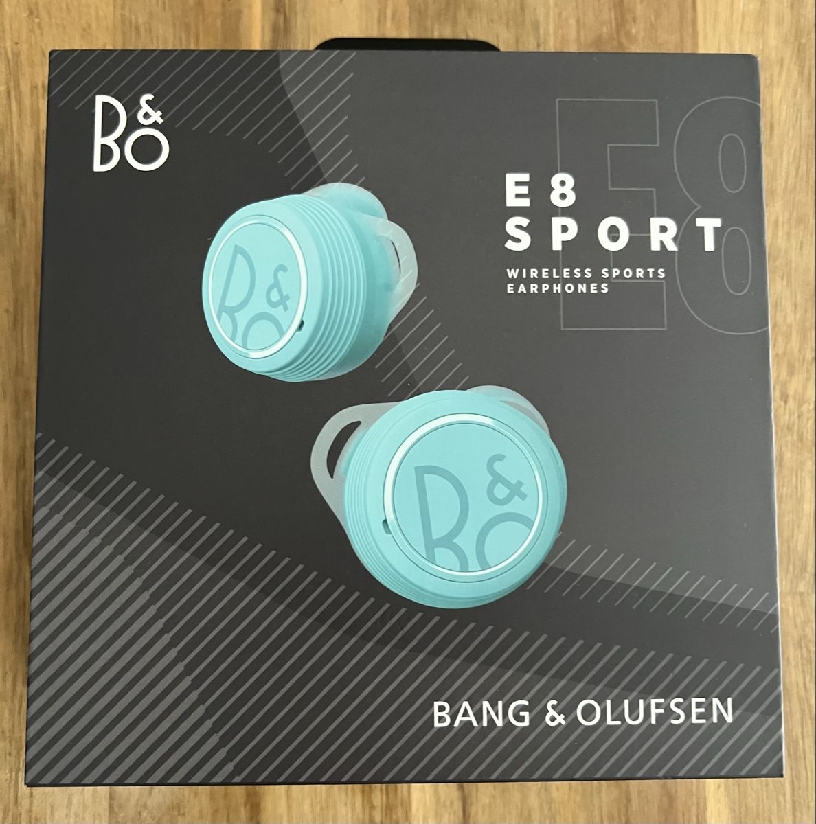 Bang & Olufsen Cuffie: Bang & Olufsen E8 Sport - Oxygen Blue – Usato da Forel FR venduto da Papillon2020