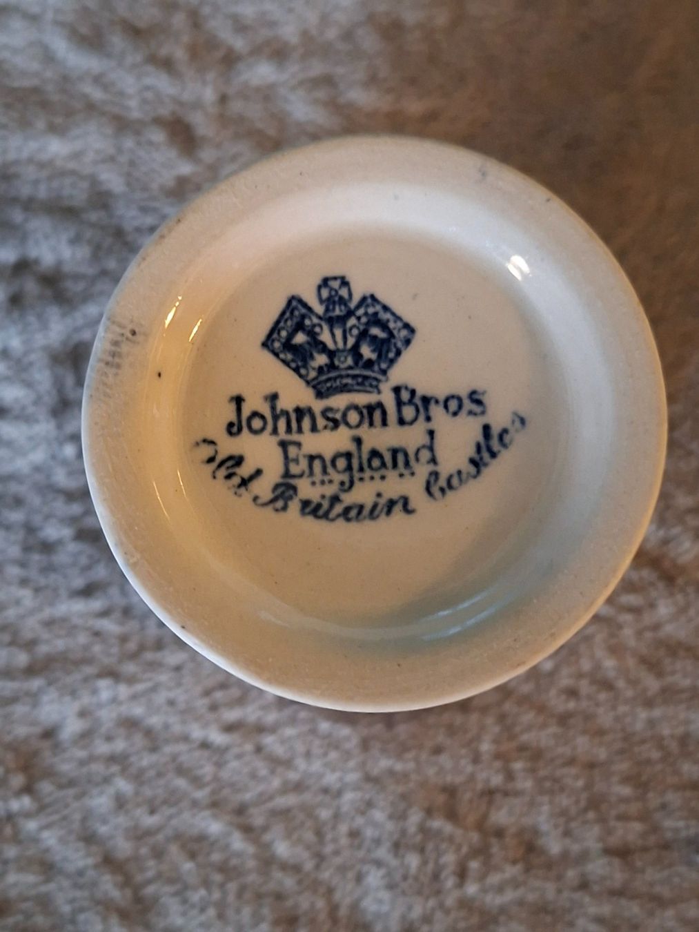Royal Worcester Altre Stoviglie: 1 Eierbecher Johnson Bros England, Old Britain Castles, blau – Nuovo (secondo la descrizione) da Otelfingen venduto da silver-moon 2