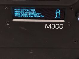 Zortrax M300  Imprimante 3D, bon état, 6230h