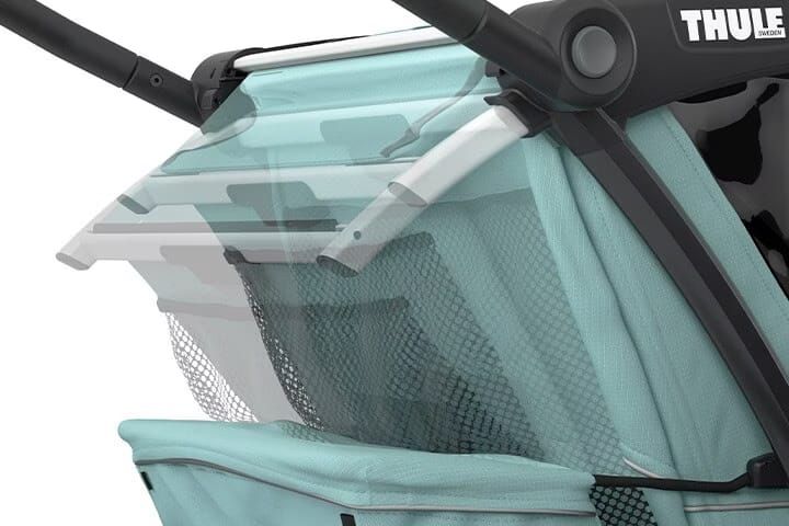 Thule Remorques: Thule Kinderanhänger Cross gebraucht hellblau – D'occasion à Egg b. Zürich par Moritz8132 2