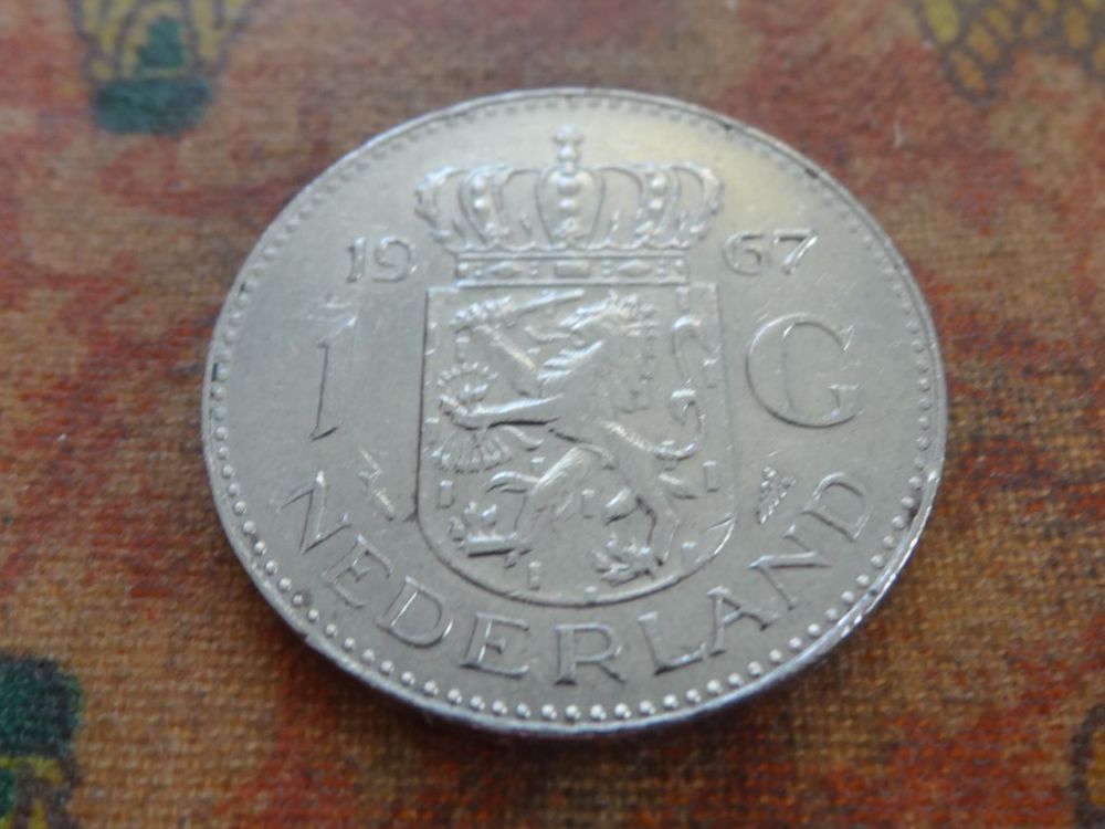 PAYS-BAS Nederland 1 Gulden 1967 (Gebraucht) in Romanel-sur-Lausanne ...