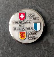 Medaille von 1986 zu 600 Jahre Schlacht bei Sempach von 1386
