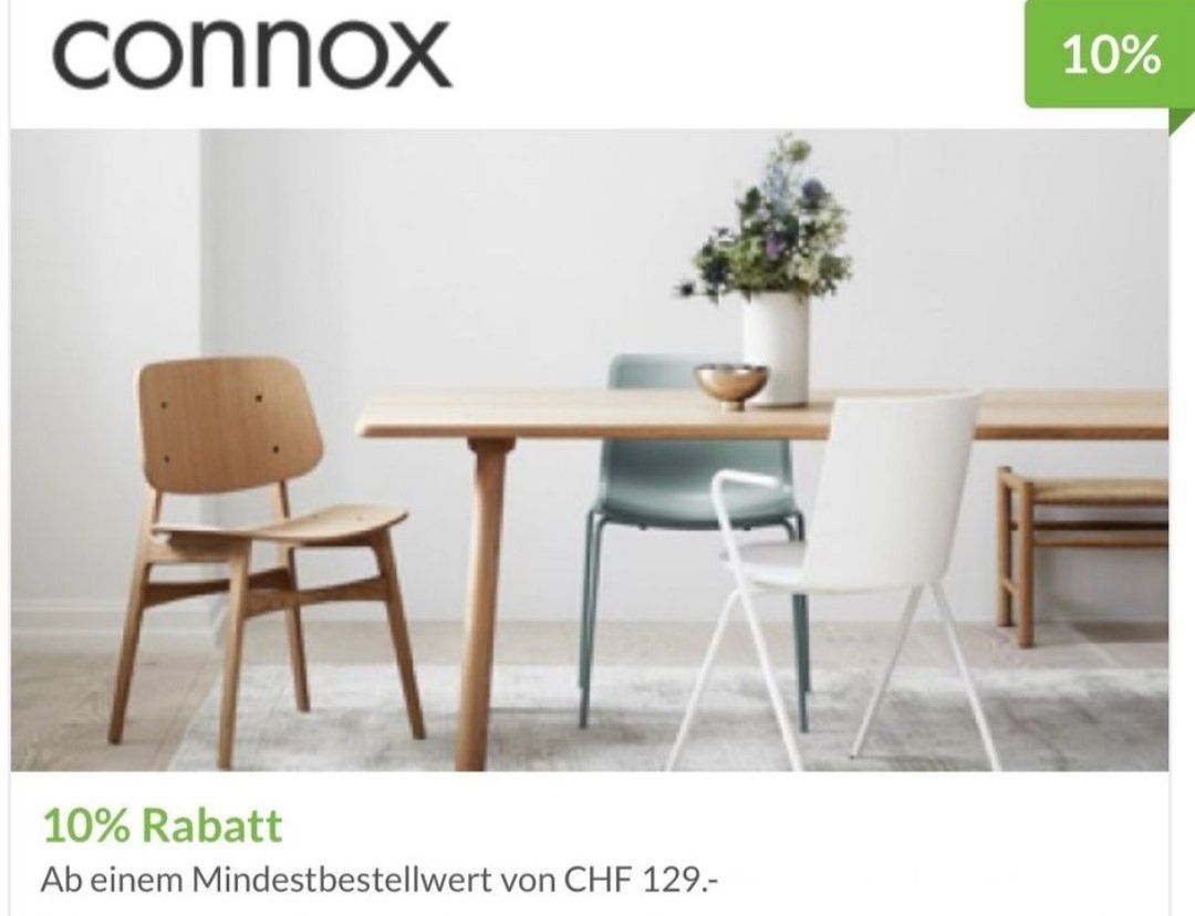 Buoni: Connox 10% Rabatt Gutschein – Nuovo e nell'imballaggio originale da Köniz venduto da Movieportal007