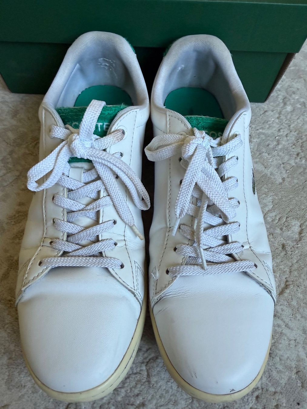 Lacoste Scarpe da uomo: Lacoste Sneaker, weiss-grün – Usato da Wohlen AG venduto da thr_t5x8 1